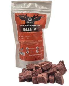 PanZwierz - Liofilizowane smaczki z jelenia 70g