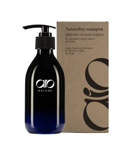 AIO Nature - Naturalny szampon głęboko oczyszczający do wszystkich typów sierści dla psów 250ml
