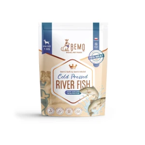 Bemo - Cold Pressed River Fish - karma tłoczona na zimno dla psów z rybami rzecznymi 1kg