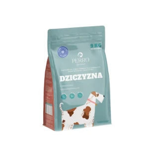 PERRO Gourmet - Karma tłoczona na zimno Dziczyzna – formuła dla psów dorosłych średnich i dużych ras 9kg
