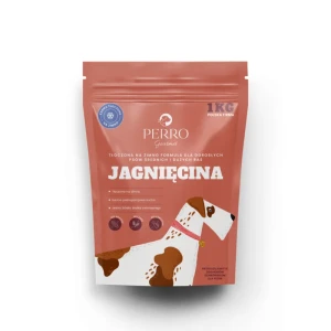 PERRO Gourmet - Karma tłoczona na zimno Jagnięcina – formuła dla psów dorosłych średnich i dużych ras 1kg