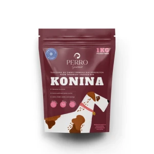 PERRO Gourmet - Karma tłoczona na zimno Konina – formuła dla psów dorosłych średnich i dużych ras 1kg
