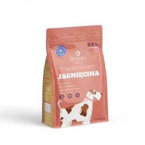 PERRO Gourmet - Karma tłoczona na zimno Jagnięcina – formuła dla psów dorosłych średnich i dużych ras 9kg