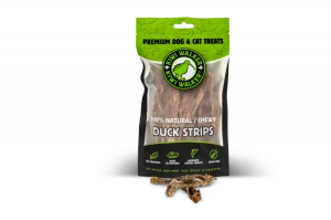 Kiwi Walker 100% KACZKA PASKI Przysmaki suszone powietrzem dla psa i kota 100g