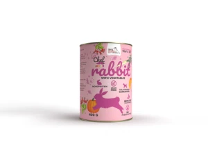 Mokra karma dla psa Królik z warzywami JUNIOR 400g