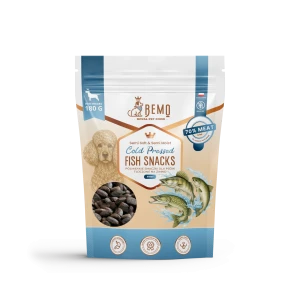 Bemo Cold Pressed Fish Snacks - półmiękkie smaczki z rybą tłoczone na zimno dla psów
