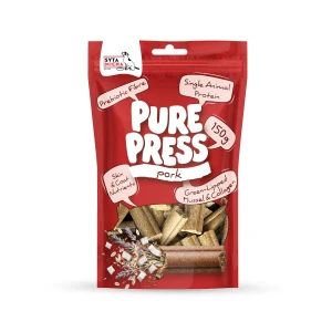 Syta Micha - Smaczki tłoczone na zimno z Wieprzowiną dla psa - Pure Press Pork 150 g