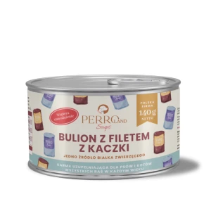 PERROland - Bulion z kaczką dla psa i kota - 140g