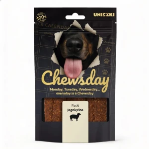 Uniszki - paski mięsne dla psa Chewsday jagnięcina 80g