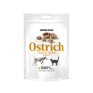 John Dog Freeze Dried - Liofilizowany przysmak - Struś - 30 g