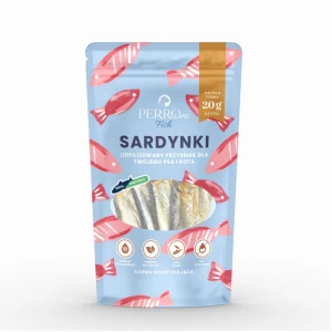 PERROland - Sardynki liofilizowane przysmak dla psów i kotów Fish 20g