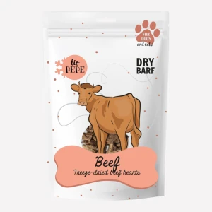 Paka Zwierzaka - Przysmak dla psa i kota - Lio PEPE Beef hearts serca wołowe 60 g