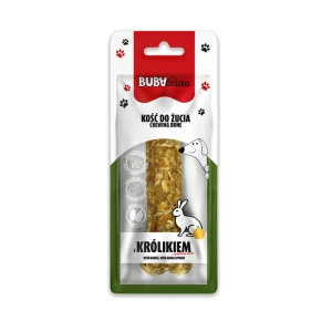 Bubalicious - Kość Puppy & Senior z królikiem z dodatkiem moreli 12 cm