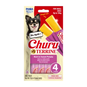 Inaba - Churu Terrine Sweet Potato Recipe 4x15g (60g) - Small dogs