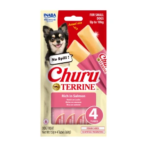 Inaba - Churu Terrine Salmon Recipe 4x15g (60g) - Small dogs