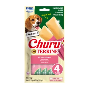 Inaba - Churu Terrine Salmon Recipe 4x30g (120g) - Medium dogs