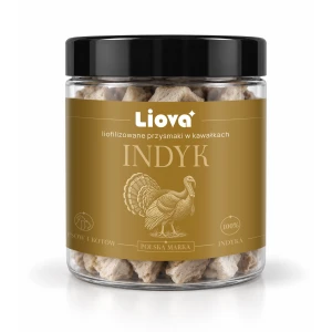 Liova Kawałki Indyk – liofilizowany przysmak dla psa i kota 40g