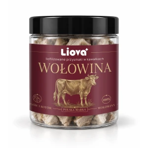 Liova Kawałki Wołowiny – liofilizowany przysmak dla psa i kota 40g