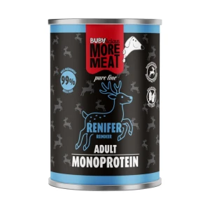 BUBAlicious - More Meat mono karma dla psa Pure Line 400g - RENIFER