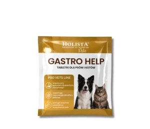 Holista - Gastro Help 1 tabletka - tabletki na biegunkę dla psa i kota