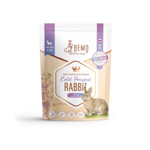Bemo Cold Pressed Rabbit - karma tłoczona na zimno dla psów z królikiem 1kg
