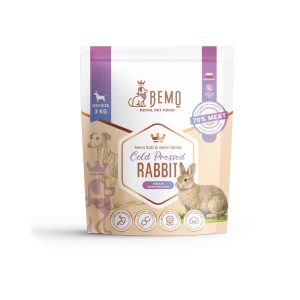 Bemo Cold Pressed Rabbit - karma tłoczona na zimno dla psów z królikiem 3kg