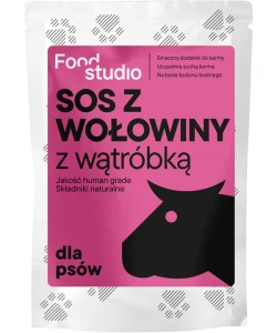 FOOD STUDIO CHEFS SOS DLA PSÓW Z WOŁOWINY Z WĄTRÓBKĄ 100ML