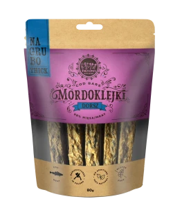  TRZYPSY MORDOKLEJKI NA GRUBO Z DORSZA 80G