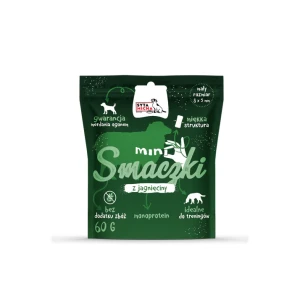 Mini smaczki dla psa z jagnięciny 60g
