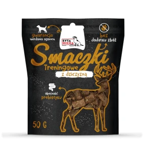 Smaczki treningowe z dziczyzną 50g