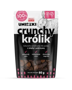 Crunchy królik – Mięta Pokrzywa 80g 
