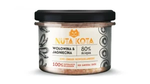 Nuta kota karma kocia wołowina i jagnięcina 80% mięsa  