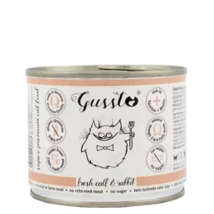 Gussto cielęcina i królik 190g  