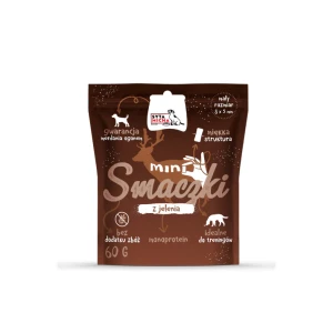 Mini smaczki dla psa z jelenia 60g 