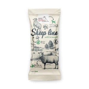 Sheep Line Kość do żucia Owca z brokułem 12cm