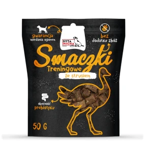Smaczki treningowe ze strusiem 50g