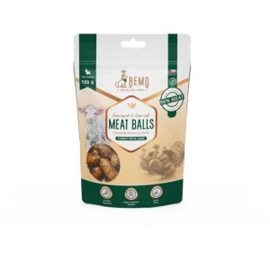 MEAT BALLS TURKEY WITH LAMB - PÓŁMIĘKKIE SMACZKI DLA PSÓW Z JAGNIĘCINĄ 180g