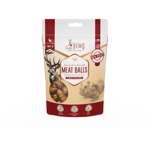 MEAT BALLS TURKEY WITH DEER - PÓŁMIĘKKIE SMACZKI DLA PSÓW Z JELENIEM 180g
