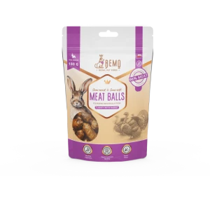 MEAT BALLS TURKEY WITH RABBIT - PÓŁMIĘKKIE SMACZKI DLA PSÓW Z KRÓLIKIEM 180g