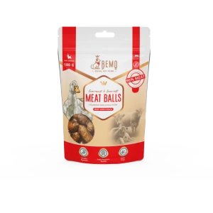 MEAT BALLS BEEF WITH DUCK - PÓŁMIĘKKIE SMACZKI DLA PSÓW Z KACZKĄ 180g